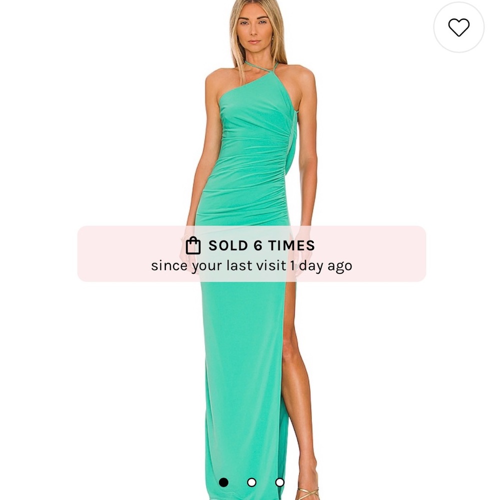 Katie May One Shoulder Dress in Aqua